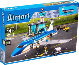 Конструктор Пассажирский терминал аэропорта, аналог Lego Сити 60104