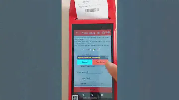 Android POS Terminal Built-in Bluetooth Printer