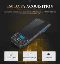 Андроид 7.0 ПДА терминал сканера штрих-кодов с RFID NFC считывателем