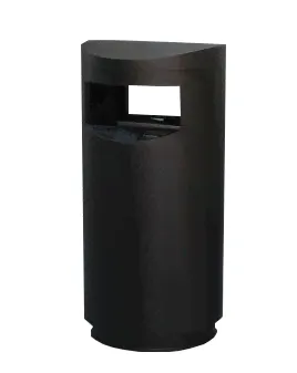 Урна "Терминал", 500х1040, шлифованная, с пепельницей, с емкостью 60 л