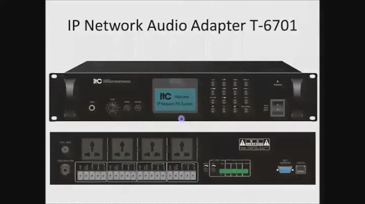 T-6701 IP network Audio Adapter