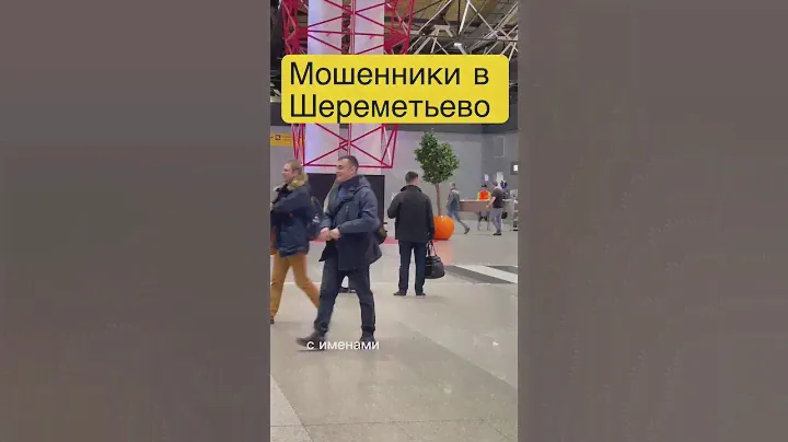 Мошенники в аэропорту Шереметьево #мошенники