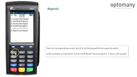 Pax S900 - Reports