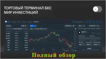 БКС терминал. Полный обзор