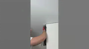 Как убрать складки на натяжном потолке? Внешний угол!