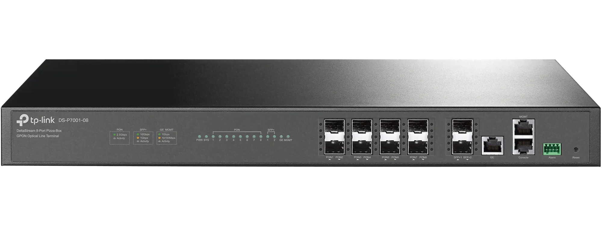 Оптический линейный терминал GPON OLT DeltaStream 8‑портовый DS-P7001-08-0