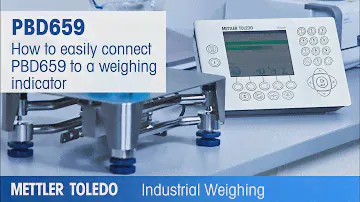 How to easily connect PBD659 to a weighing terminal