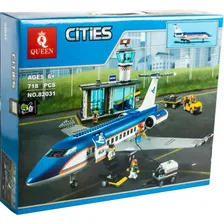 Конструктор Queen 82031 Пассажирский терминал аэропорта, аналог Lego 60104