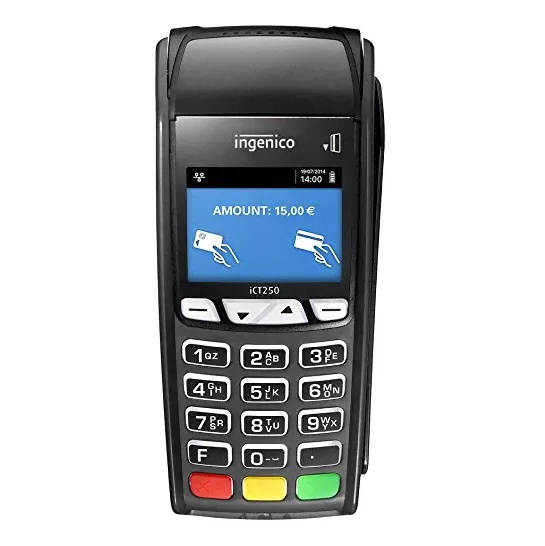 Ingenico iCT250 GPRS/Ethernet/CTLS Терминал для банковских карт-0