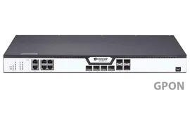 Оптический линейный терминал BDCOM OLT GP3600-04 GPON, 4 порта GPON, 4 порта GE TX, 4 порта 10GE SFP+, 2А