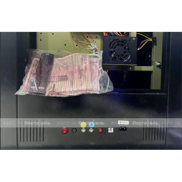 Терминал информационный «Tactile-VERT-1(43)V», тактильно-сенсорный, со стандартным ПО, с индукционной системой, с ИБП, М1