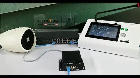 Economic IP audio terminal for IP PA system