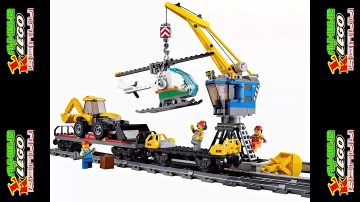 Купить конструктор Lepin 02009 Мощный грузовой поезд  копия Lego City 60098