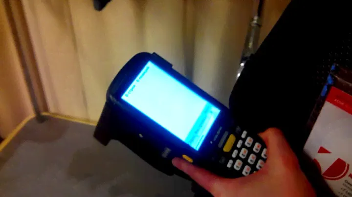Инвентаризация с помощью rfid  терминала сбора