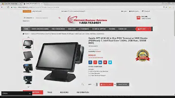 Sam4s SPT-4740 All In One POS Terminal Introduction By Electronic Business Solutions