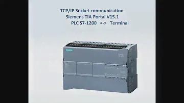 S7 1200 TCP/IP Связь с терминалом Windows